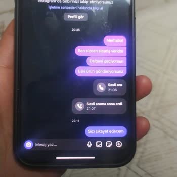 Yanlış Ve Kullanılmış Ürün Gönderildi, İletişim Sağlanamıyor