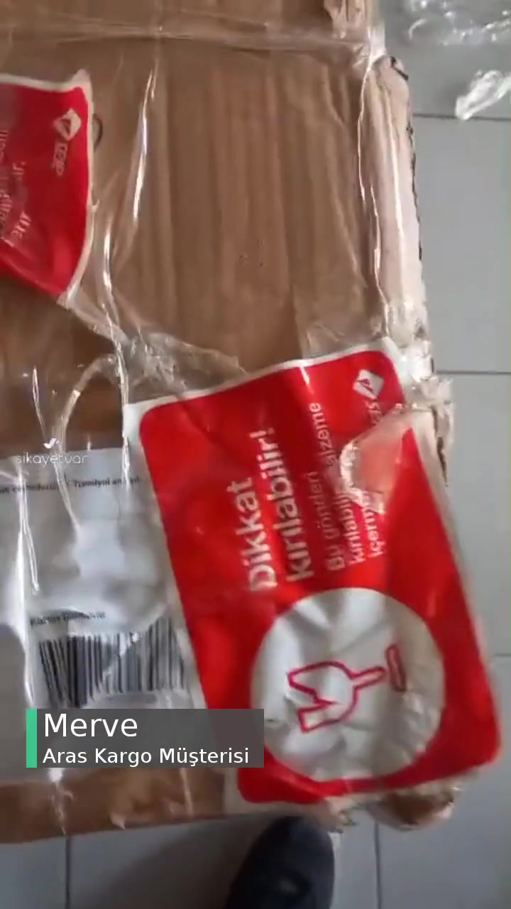 Aras Kargo Paramparça Ürün Teslimi! videonun kapak resmi