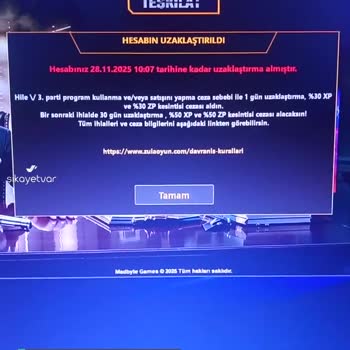 Zula Oyun Haksız Uzaklaştırma Sıkıntısı!