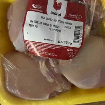 A101'den Alınan Tavukta Son Kullanma Gününde Ağır Koku Ve Gıda Güvenliği Endişesi