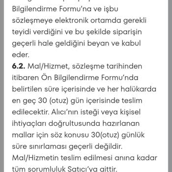 A101'den Geciken Teslimat Ve Yanıltıcı Bilgilendirme Deneyimi