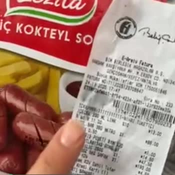 Lezita Sosis Aldık Bu Hale Geldi