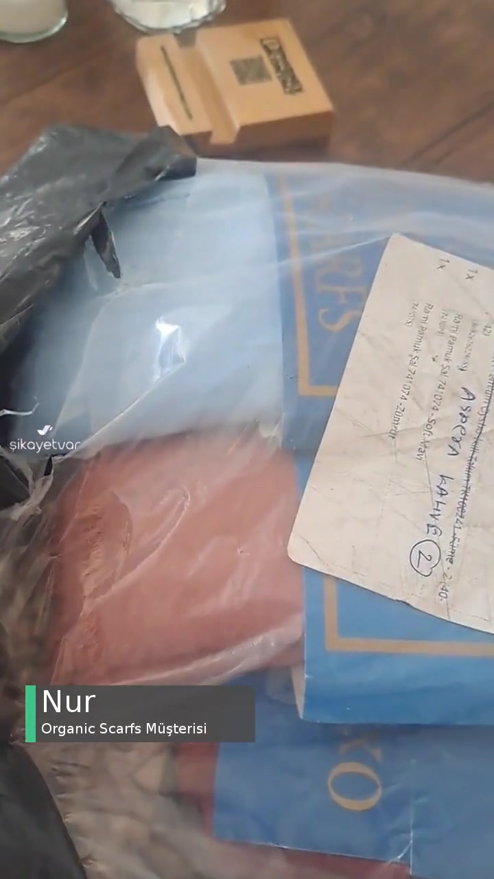 Organic Scarfs Kargo Bir Hayli Gecikti, Yanlış Ürün Göndermişler! videonun kapak resmi