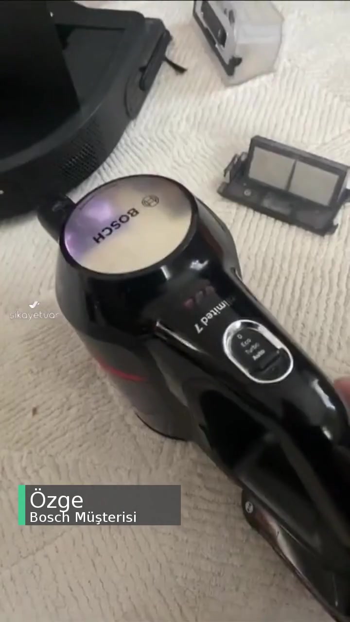 Bosch Şarjlı Süpürge Sorunu! videonun kapak resmi