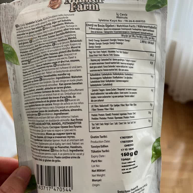 Aldığım İç Ceviz Ürününde Bayat Koku Ve İlgisizlik