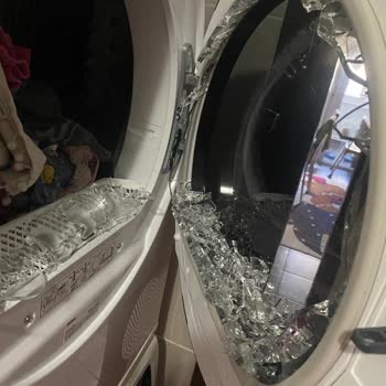 Kurutma Makinesinin Camı Patladı, Sorumluluk Kabul Edilmedi