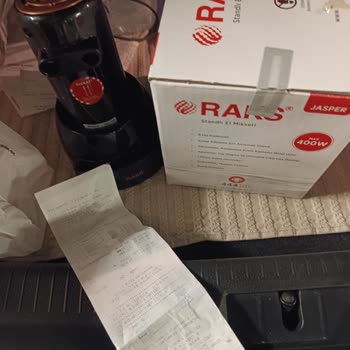 Aldığım Mikser İlk Kullanımda Bozuldu İade Sürecinde Mağdur Oldum