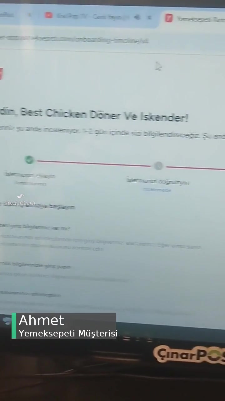 Yemeksepeti Dönüş Yapmıyor! videonun kapak resmi