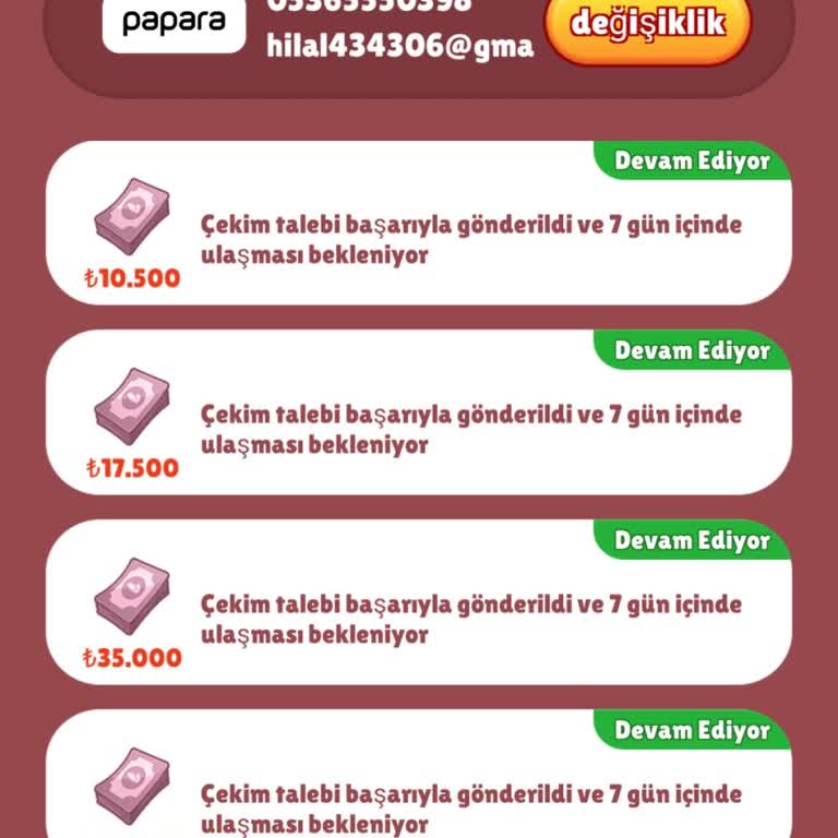 Gold Merging Oyununda Para Çekim Taleplerim Aylardır Sonuçsuz Kaldı