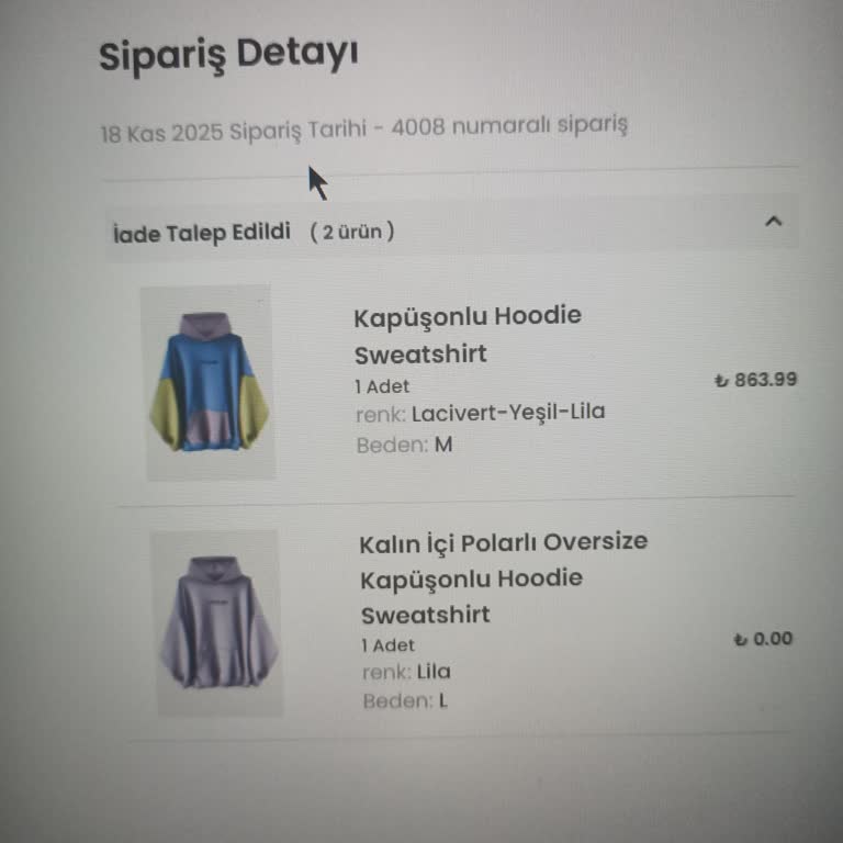 Siparişim Gönderilmedi, Param İade Edilmedi Ve İletişim Kurulamadı