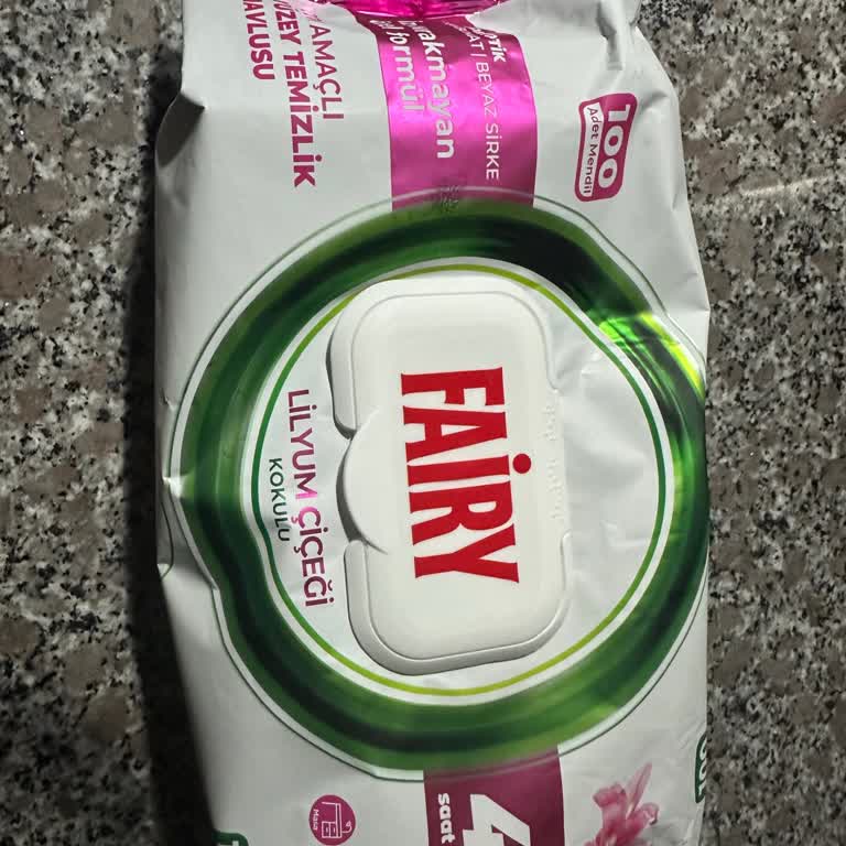 Fairy Yüzey Temizleme Havlusu Tamamen Kuru Çıktı, Beklenen Kalite Yok