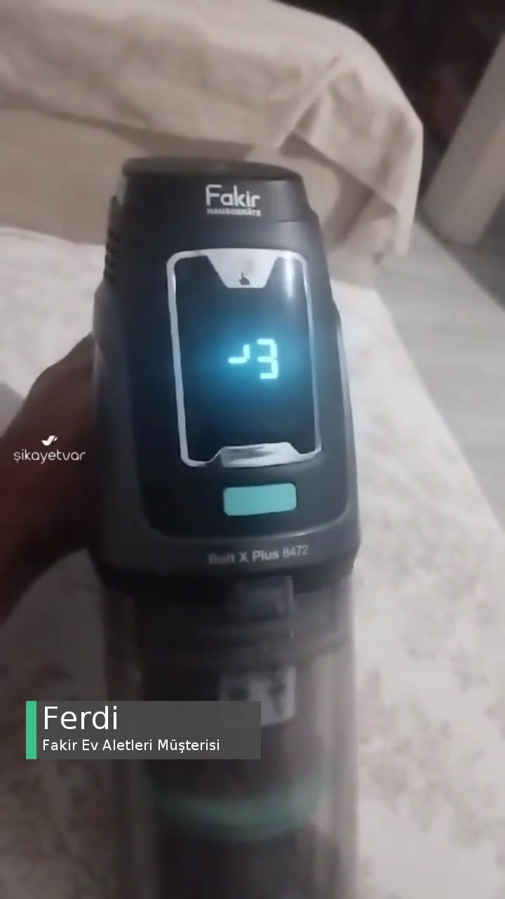 Fakir Dik Şarjlı Süpürge Error Verdi Artık Çalışmıyor! videonun kapak resmi