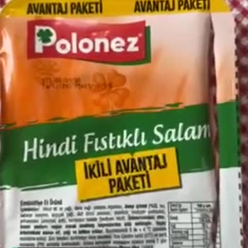 Polonez Hindi Fıstıklı Salamda Yabancı Madde!