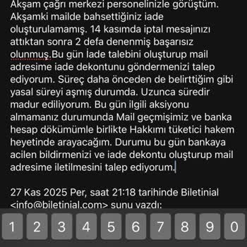 Etkinlik İptali Sonrası Geciken İade Ve Müşteri Hizmetleri Sorunu
