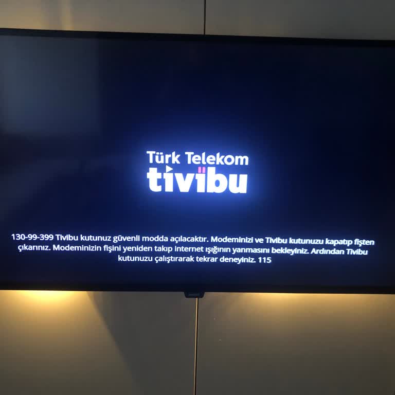 Tivibu Ev Hizmetinde Sürekli Güvenli Mod Hatası Ve Sorunun Çözülememesi