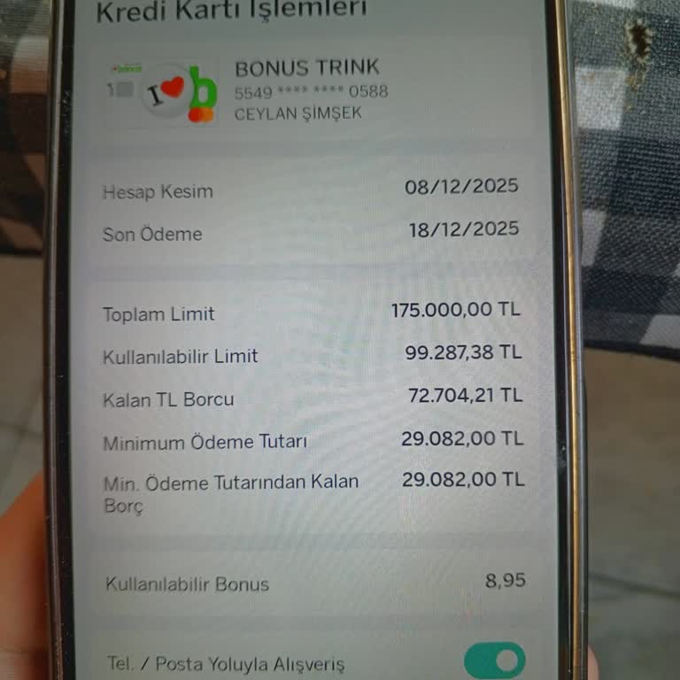 Kredi Kartı Borcum İçin Yapılandırma Talebim Gerekçesiz Reddedildi