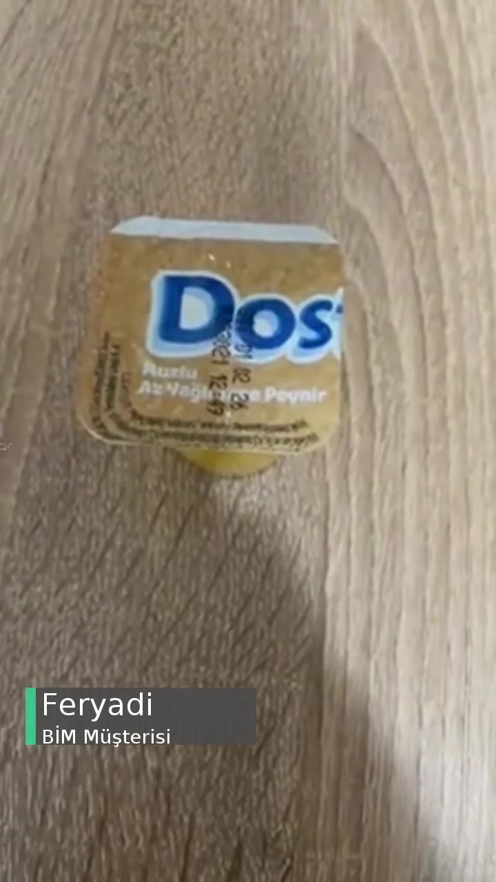 BİM Üzerinde Beyaz Peynir Yazan Puding :( videonun kapak resmi