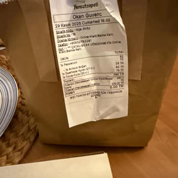 Soğuk Gelen Sipariş Ve Çözüm Sunulmaması