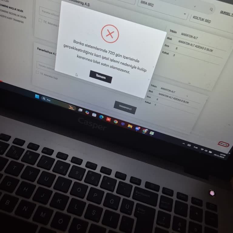 İptal Edilen Taraftar Kartı Nedeniyle Bilet Alımında Yaşanan Haksız Engelleme
