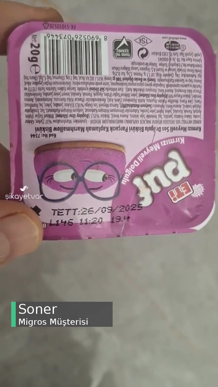 Migros'tan Alınan Eti Puf Tarihi 2 Ay Geçmişti! videonun kapak resmi