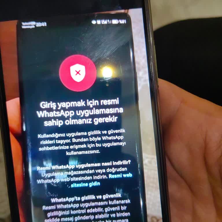 Huawei Nova 10da WhatsAppa Giriş Yapılamıyor Mağduriyet Yaşıyorum