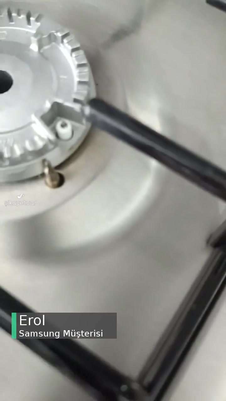 Samsung Ankastre Sette Ocakta Çakmak Yerlerinde Çelik Sararması Oluştu! videonun kapak resmi