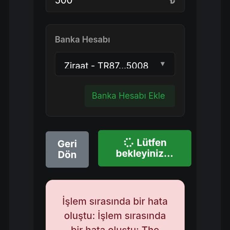 Betmartini101 Kazancım Ödenmedi