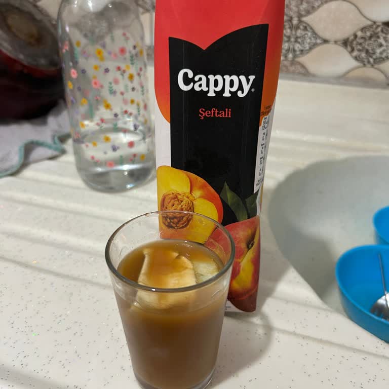 Cappy Şeftali Meyve Suyunda Yabancı Maddeyle Karşılaştım, Sağlığım Tehlikeye Girdi
