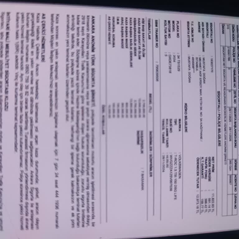 Yanlış Düzenlenen Trafik Sigortası Nedeniyle Araç Kullanılamıyor