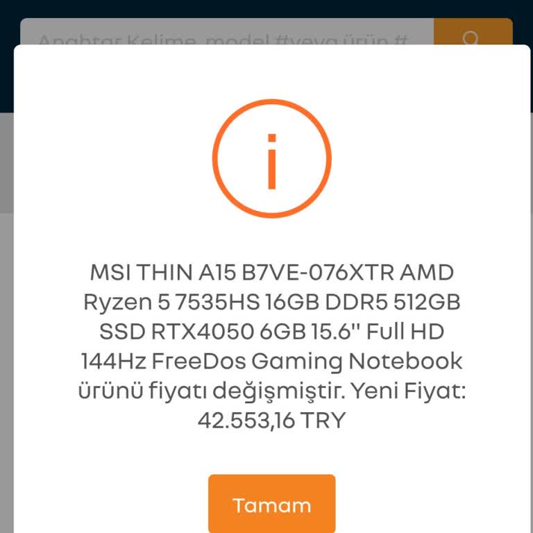 Ödeme Ekranında Ani Fiyat Artışı Ve Yanıltıcı Bilgilendirme