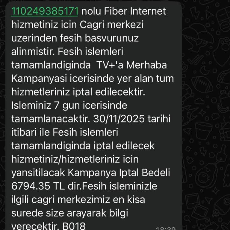 Evrak Eksikliği Nedeniyle Haksız Cayma Bedeli Ve Hizmet Kesintisi Mağduriyeti