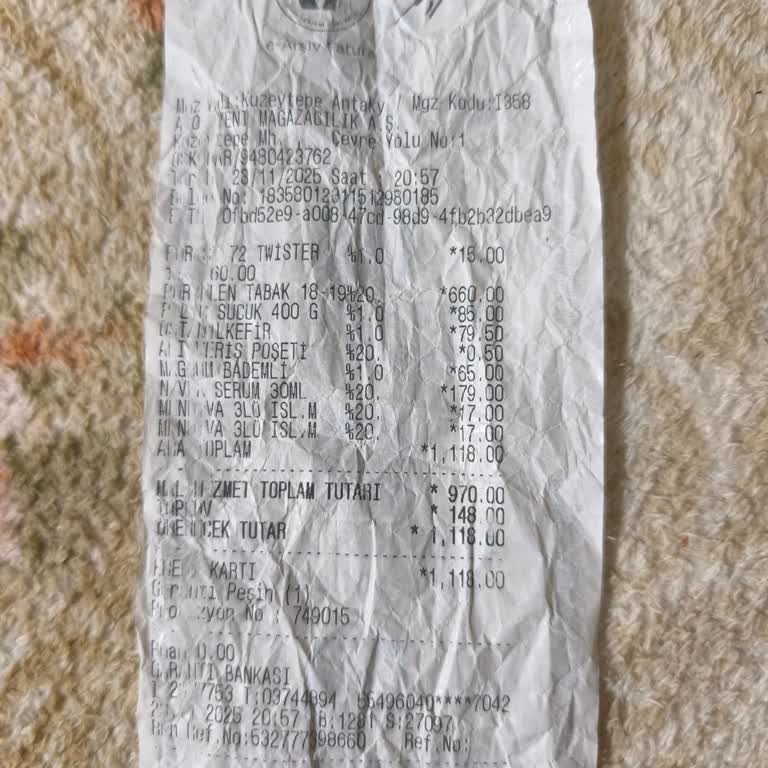 Satın Almadığım Ürün Fişime Eklendi İade Kabul Edilmedi