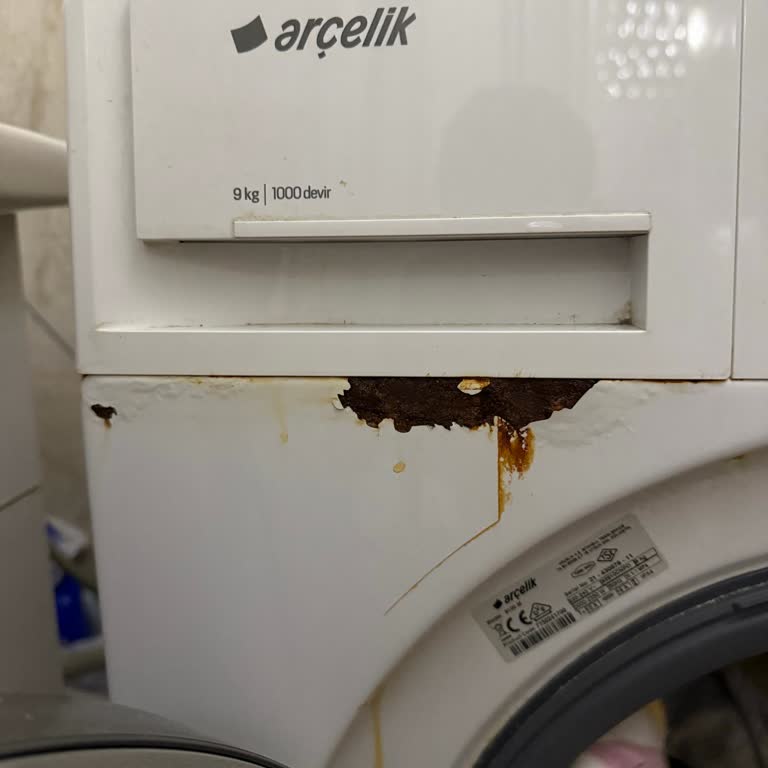 Yeni Arçelik Çamaşır Makinesi Kısa Sürede Çamaşır Yırtma Ve Paslanma Sorunu Yaşatıyor