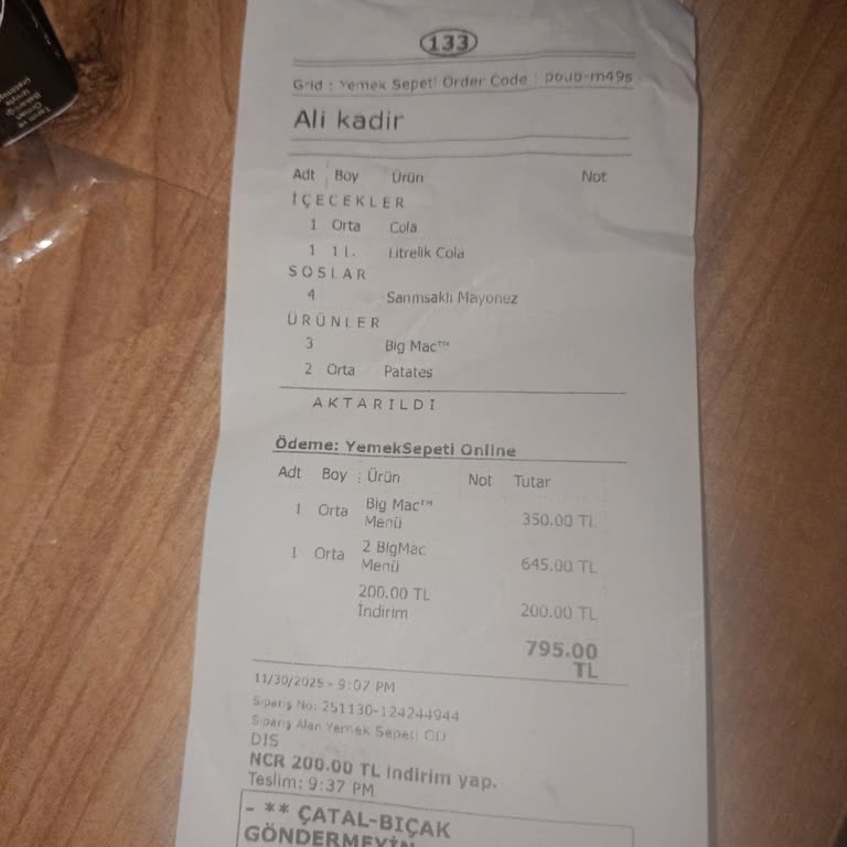 Eksik Gönderim Ve Yetersiz Müşteri Hizmetleri Deneyimi