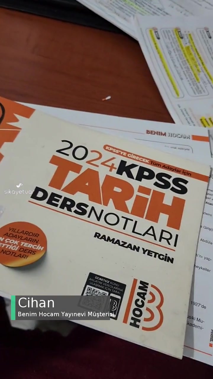 Benim Hocam Yayınevi Basım Kalitesi Beni Mağdur Etti! videonun kapak resmi