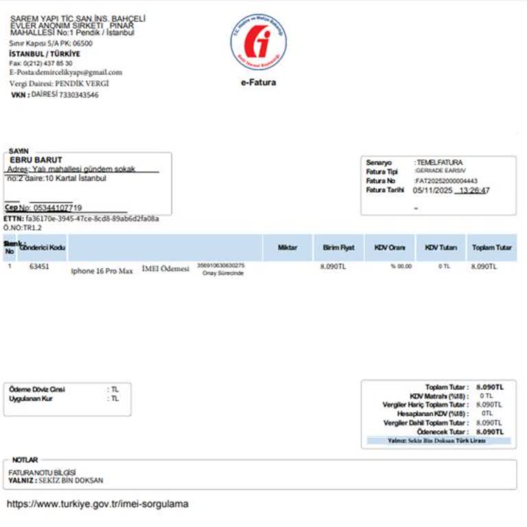 Hediye Telefon Vaadiyle Yapılan Ödemede İade Ve Bilgilendirme Yapılmadı