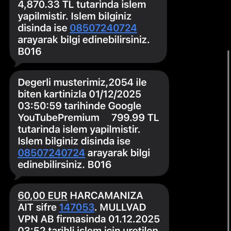 İzinsiz Kredi Kartı İşlemleri Ve Haksız Para Çekimi Hakkında Acil İade Talebi