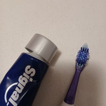 Signal White Now Diş Macunundaki Mavi Boya Diş Fırçasından Çıkmıyor Endişeliyim
