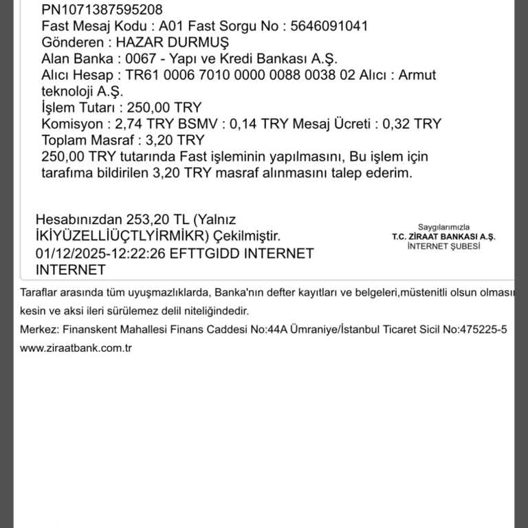 Havale İşlemi Sonrası Bakiye Güncellenmedi