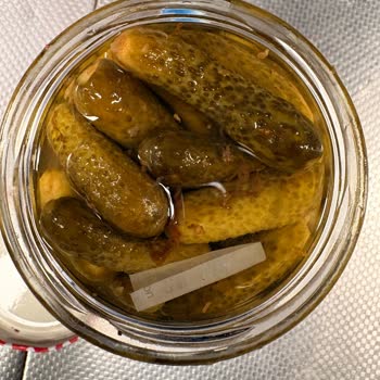 Saf Bağdan Turşu Kavanozundan Turşu Çıktı