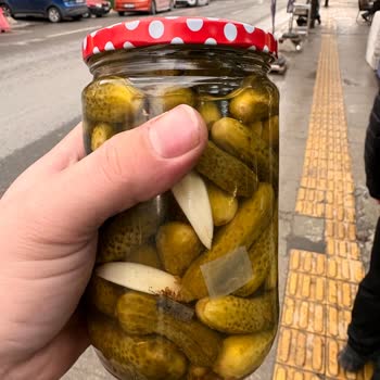 Saf Bağdan Turşu Kavanozundan Turşu Çıktı