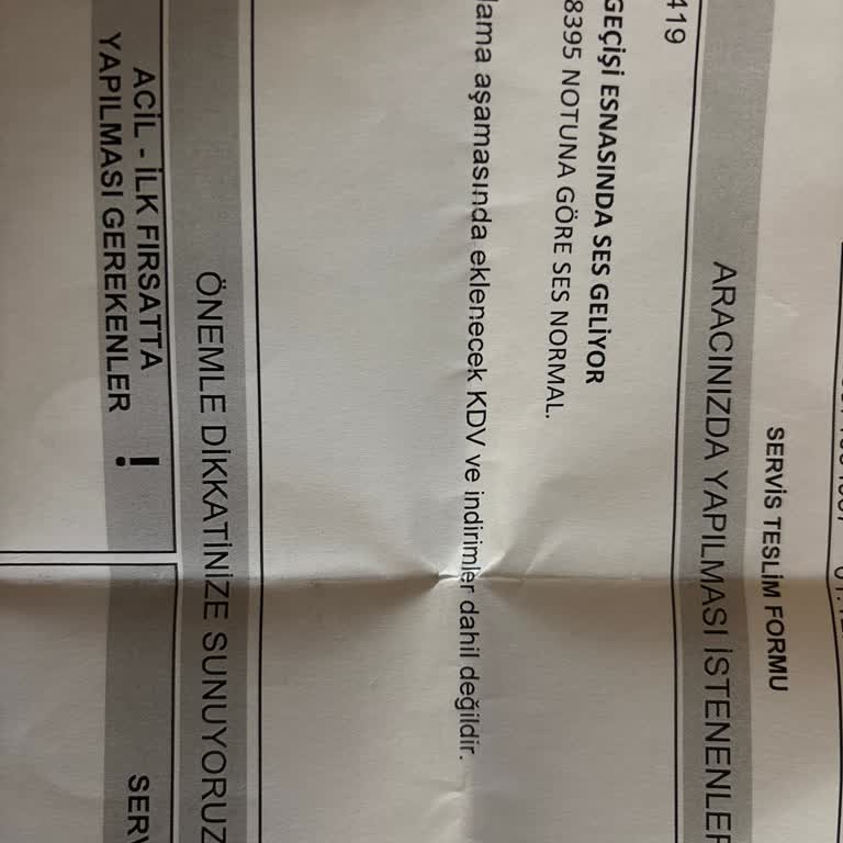 Yeni Renault Megane'da Şanzıman Sorunu Ve Yetersiz Servis Yaklaşımı