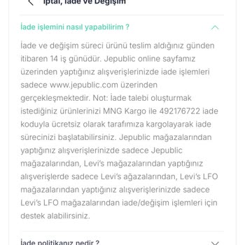 Sipariş Durumu Güncellenmediği İçin İade Süreci Başlatılamıyor