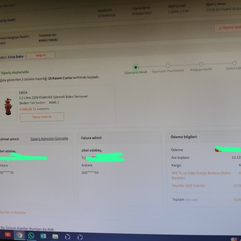 Fiyat Düşüşü Ve Sipariş İptali Nedeniyle Mağduriyet Yaşıyorum