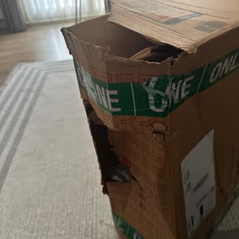 Siparişim Açılmış Ve Yırtık Koliyle Teslim Edildi, Güvenim Sarsıldı