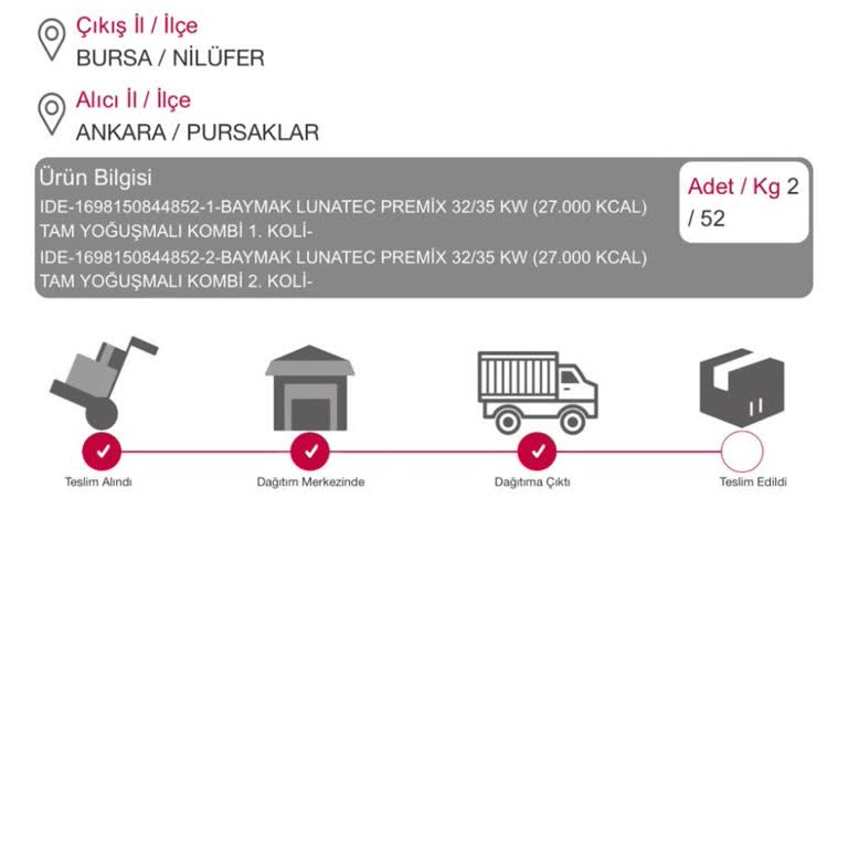 Horoz Lojistik Kombi Teslim Edilmedi, İade Talebim De Reddedildi