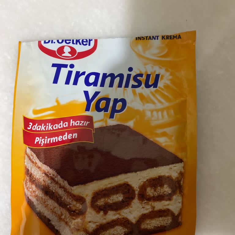 Dr. Oetker Tiramisu Kremasında Beklenmedik Ve Kötü Tat Deneyimi