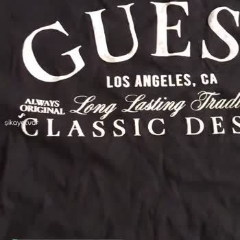 Guess T-shirt Ön Baskısının Rengi Atma Yaptı Ve Soldu!