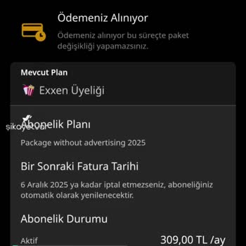 Exxen Kart Bilgilerimi De Silmiyor!