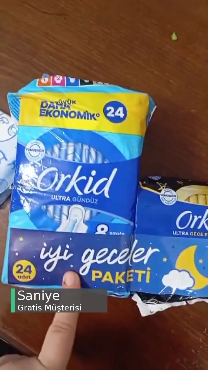 Gratis'ten Aldığım Orkid Markalı Ped Şüpheli! videonun kapak resmi